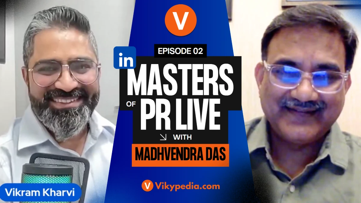 Masters of PR Live with Madhvendra Das The Good Edge | Vikypedia.com